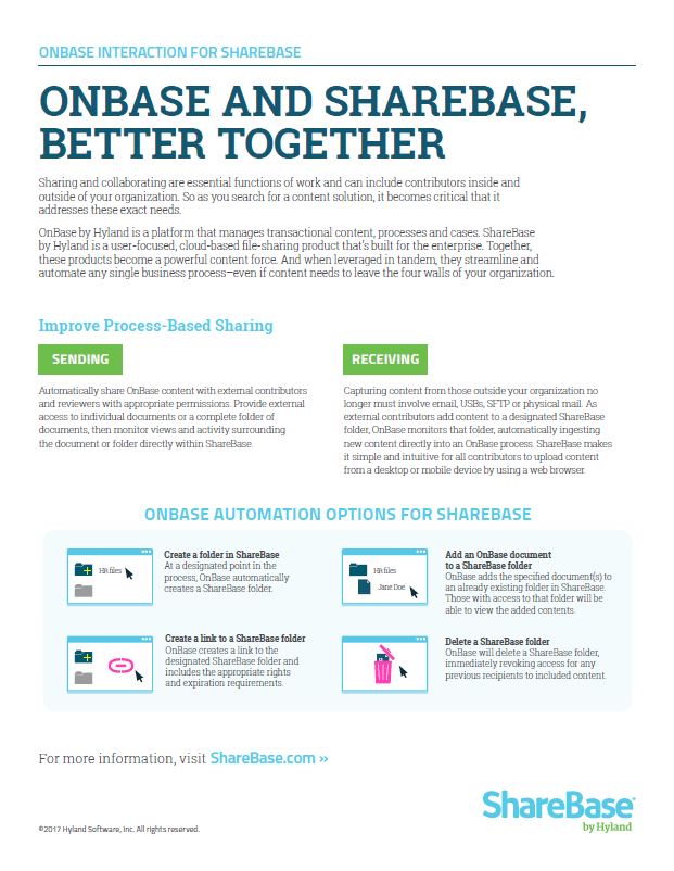 OnBase And ShareBase Better Together Kyocera Software Document Management Thumb, (Dealership Name ALT Text)